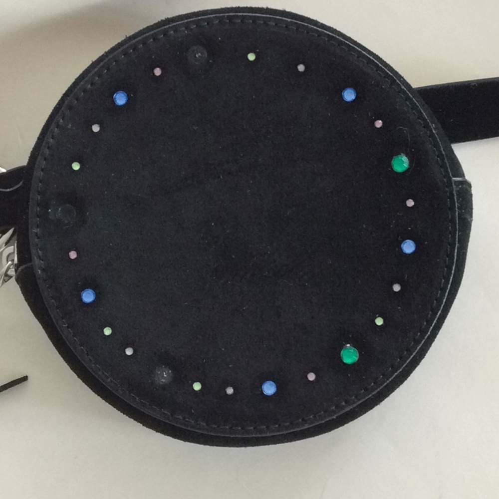 Rebecca Minkoff round belt bag (note FLAWED 3 jewels missing) - Picture 10 of 10